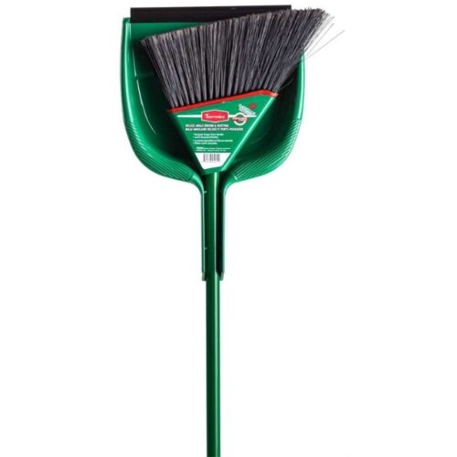 12" angle broom with dustpan