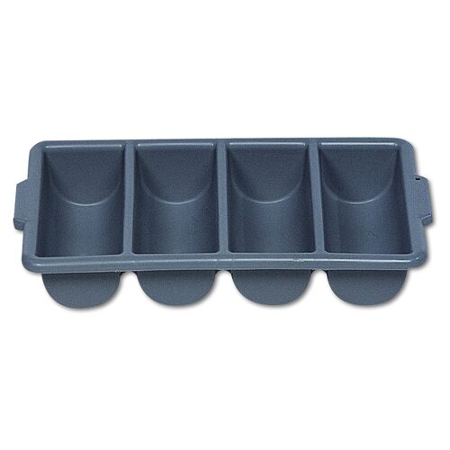 Utensil container 4 compartments gray Rubbermaid 3362