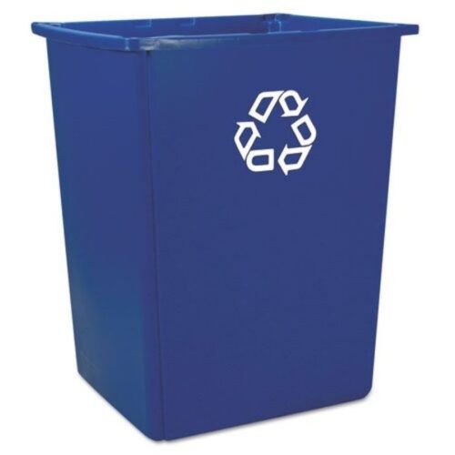 Rubbermaid Commercial Glutton Recycling Container RCP 256B-73 BLUE 92 GAL