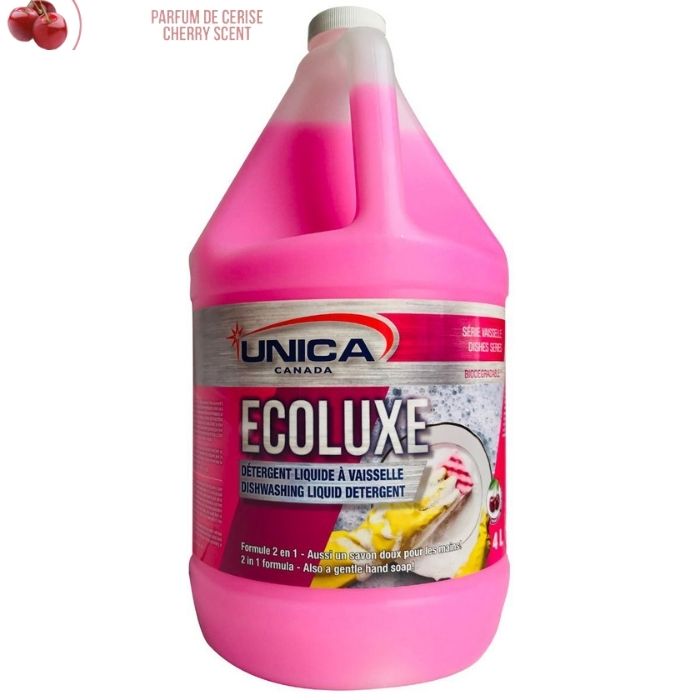 Ecoluxe détergent à vaisselle rose 10 litres