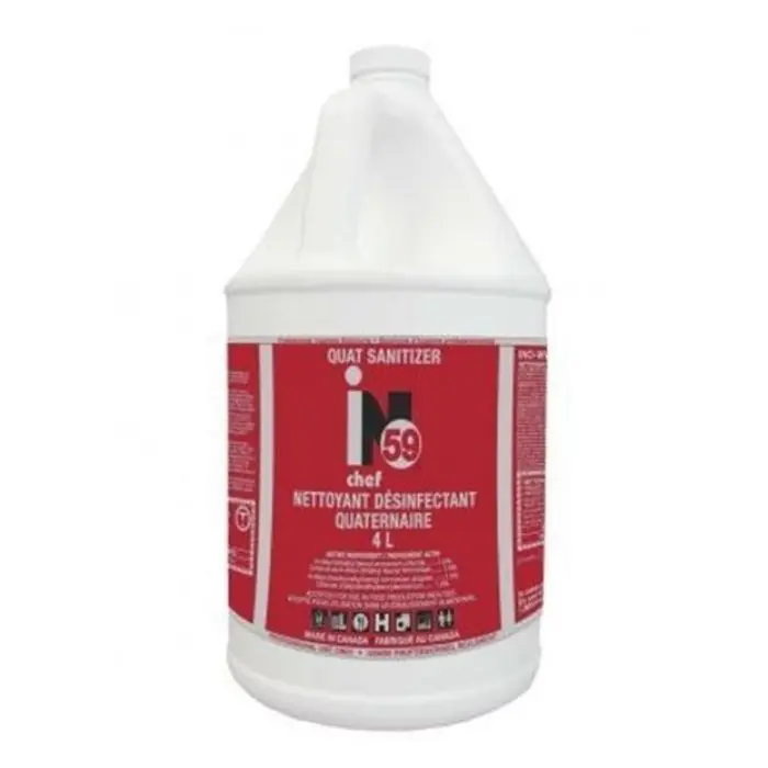 Nettoyant désinfectant quaternaire INO Chef 4L
