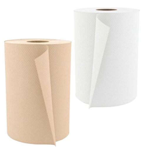 PAPER ROLLS 350' WHITE OR BROWN 12 ROL
